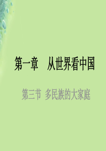 江苏省徐州市铜山区八年级地理上册 1.4中国的民族课件 （新版）湘教版