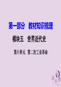 湖南省衡阳市2018年中考历史一轮复习 第一部分 教材知识梳理 模块五 世界近代史 第六单元 第二次