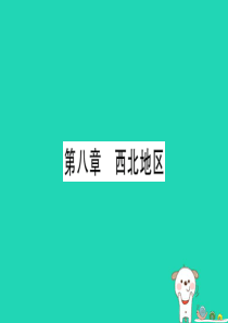 广西2019年中考地理总复习 八下 第8章 西北地区习题课件