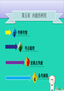 广东省2018年中考物理总复习 第五章 内能的利用课件