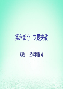 广东省2018年中考化学复习 第六部分 专题突破 专题一 坐标图像题课件