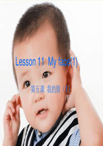 二年级英语上册 lesson 11 My face课件 冀教版（一起）