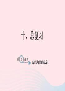 二年级数学下册 10 总复习 万以内数的认识习题课件 新人教版