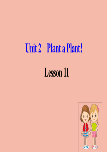 八年级英语下册 Unit 2 Plant a Plant Lesson 11 Amazing Pla