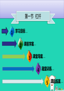 八年级物理下册 第十二章 第一节 杠杆（第1课时）习题课件 （新版）新人教版