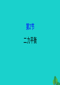 八年级物理下册 8.2二力平衡习题课件 （新版）新人教版