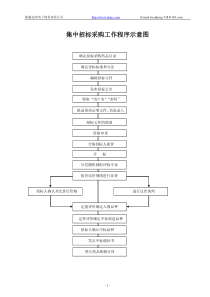 集中招标采购工作程序示意图