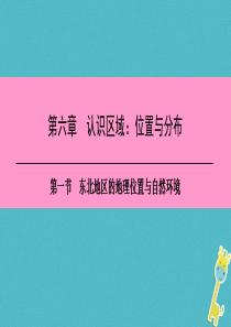 八年级地理下册 第六章 第一节 东北地区的地理位置与自然环境复习课件 （新版）湘教版