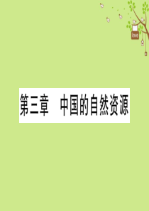 八年级地理上册 期末复习训练 第三章 中国的自然资源习题课件 （新版）湘教版