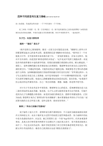 四种不同类型考生复习策略XXXX