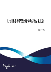 龙湖集团招标管理原则专项内审结果报告_41PPT_内嵌20个文件