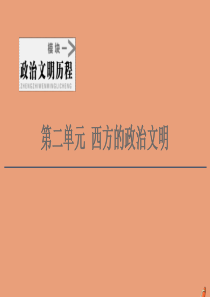 2021高考历史一轮复习 第2单元 西方的政治文明 第3讲 古代希腊、罗马的政治文明课件 新人教版