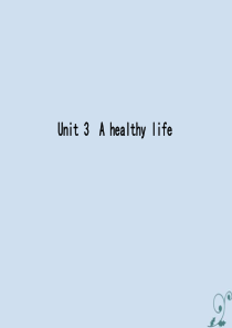 2021版高考英语大一轮复习 Unit 3 A healthy life课件 新人教版选修6