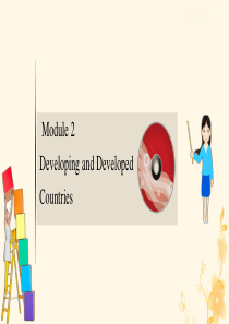 2021版高考英语大一轮复习 Module 2 Developing and Developed C