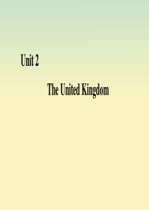 2020年高中英语 Unit 2 The United Kingdom Section Ⅱ Warm