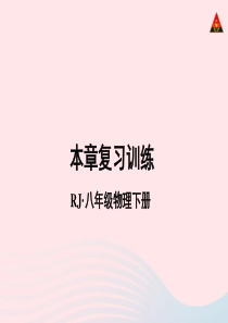 2020年春八年级物理下册 第九章 压强复习训练课件 （新版）教科版