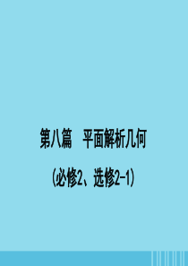 2020届高考数学一轮复习 第八篇 平面解析几何 第7节 圆锥曲线的综合问题（第2课时）最值、范围、