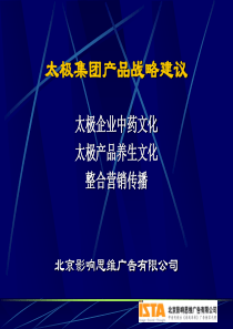 太极集团产品战略建议