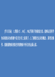 2020高中化学 专题1 化学家眼中的物质世界 第二单元 研究物 质的实验方法（第2课时）课件 苏教