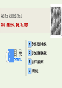 2020高考生物大一轮复习 第四单元 第3讲 细胞的分化、衰老、凋亡和癌变课件 新人教版