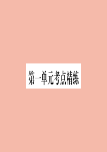 2020春七年级道德与法治下册 单元考点精练篇 第一单元 青春时光考点精练作业课件 新人教版