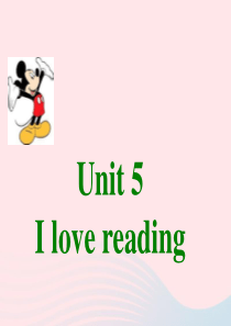 2020春六年级英语下册 Unit 5 I love reading课件1 剑桥版