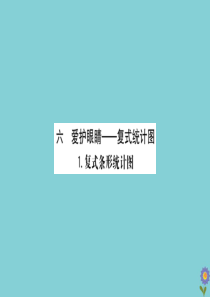 2020版五年级数学下册 第六单元 爱护眼睛—复式统计图 6.1 复式条形统计图课件 青岛版六三制