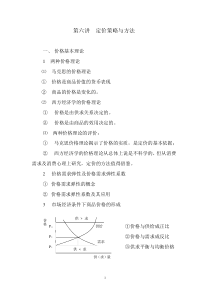 定价策略与方法