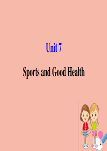 2020版七年级英语下册 Unit 7 Sports and Good Health Lesson 