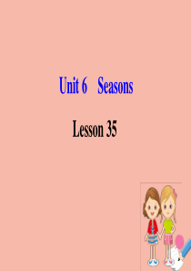 2020版七年级英语下册 Unit 6 Seasons Lesson 35 Surfing in S