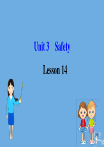 2020版九年级英语全册 Unit 3 Safety Lesson 14 Accidents Hap