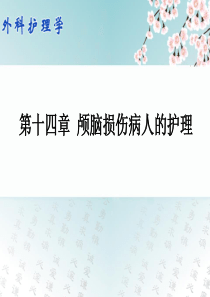 第十一章颅脑损伤病人的护理课件