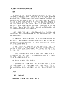 富力集团企业品牌扩张战略策划方案