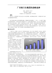 广东格兰仕集团的战略选择(1)