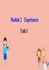 2020版八年级英语下册 Module 2 Experiences Unit 1 I  ve als