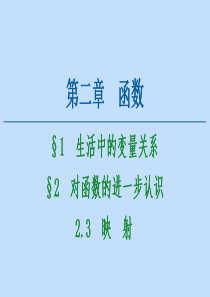 2020-2021学年高中数学 第2章 函数 1 生活中的变量关系 2 对函数的进一步认识 2.3 