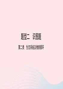 2019中考生物总复习 第二部分 重点题型探究 题型二 识图题 第二类 生态课件