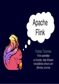 ApacheFlinkAPIruntime,andprojectroadmap