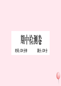 2019秋七年级数学下册 期中检测卷课件（新版）华东师大版