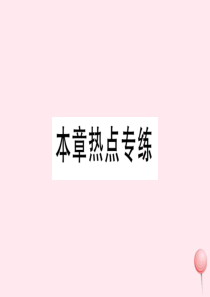 2019秋七年级数学下册 第8章 一元一次不等式本章热点专练课件（新版）华东师大版