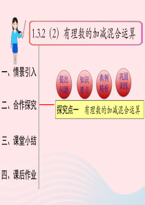 2019秋七年级数学上册 第一章 有理数1.3 有理数的加减法1.3.2 有理数的减法第2课时 有理