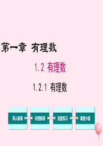 2019秋七年级数学上册 第一章 有理数1.2 有理数1.2.1 有理数教学课件（新版）新人教版