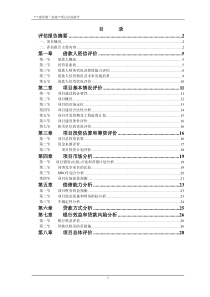 项目评估报告-房地产