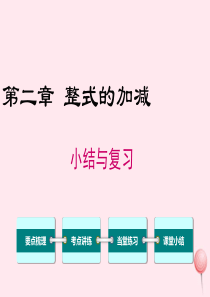 2019秋七年级数学上册 第二章 整式的加减小结与复习教学课件（新版）新人教版