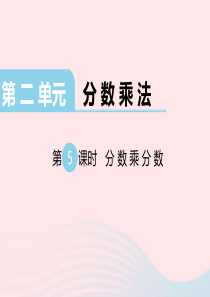 2019秋六年级数学上册 第二单元 分数乘法 第5课时 分数乘分数教学课件 苏教版