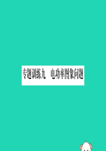 2019秋九年级物理全册 第十八章 电功率 专题训练九 电功率图象问题课件 （新版）新人教版