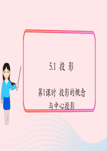 2019秋九年级数学上册 第五章 投影与视图1 投影第1课时 投影的概念与中心投影课件2（新版）北师