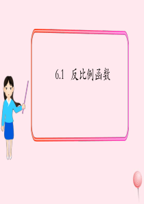 2019秋九年级数学上册 第六章 反比例函数1 反比例函数课件2（新版）北师大版