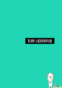 2019七年级生物下册 第四单元 第四章 第三节 输送血液的泵——心脏（第1课时 心脏的结构和功能）