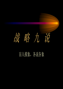 战略九说（推荐PPT123）